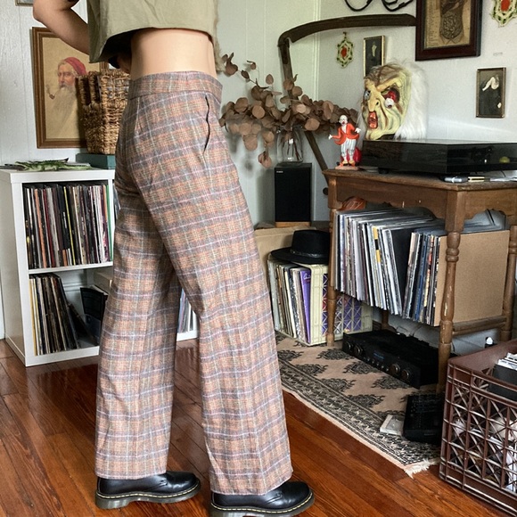 Etro Pants - ❤️‍🔥 SALE ❤️‍🔥 Etro Wool Wide Leg Plaid Pants ~ Size 6